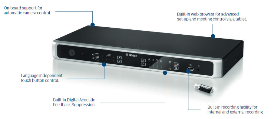 Bosch CCS1000D unità per conferenze audio Bosch CCS1000D unità per conferenze audio